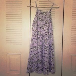Purple Adam Levine Strap Dress